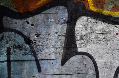 Güzel sokak sanat graffiti. Moda renkler şehir duvarları üzerinde çizim yaratıcı renk. Çağdaş kent kültürü. Başlık boya duvarlar. Kültür gençlik protesto