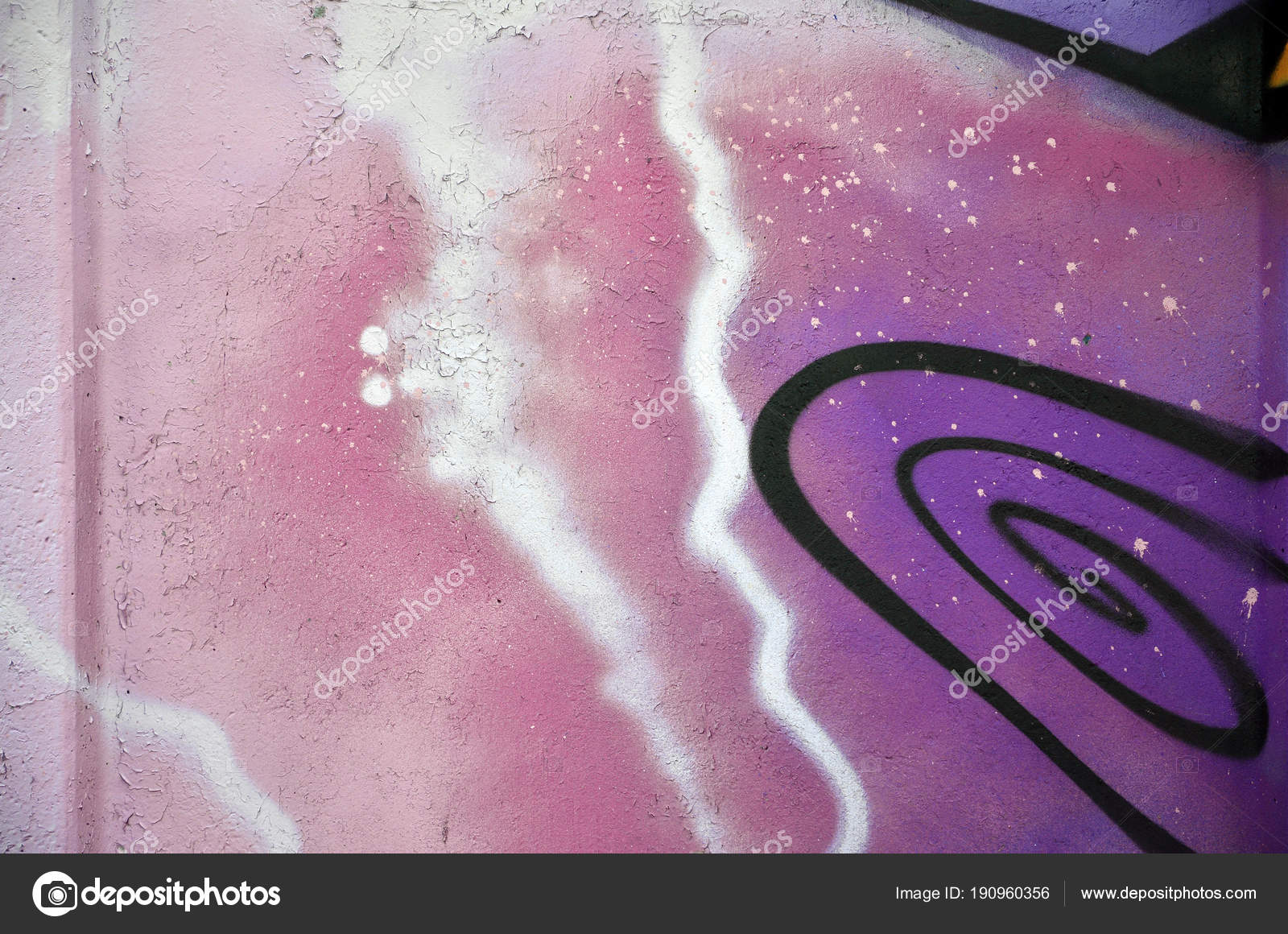 Arte Bajo Tierra Estilo Graffiti Art Hermosa Calle Pared Esta