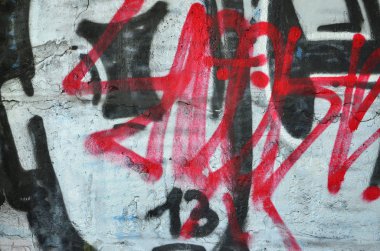 Doku üzerinde tasvir edilmiştir grafiti boyama duvar parçasının. Grafiti sokak sanatı ve grafiti kültür konularda bir fotoğraf çizim bir parça görüntüsünü