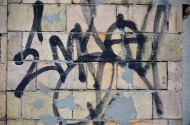 Doku üzerinde tasvir edilmiştir grafiti boyama duvar parçasının. Grafiti sokak sanatı ve grafiti kültür konularda bir fotoğraf çizim bir parça görüntüsünü