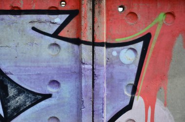 Doku üzerinde tasvir edilmiştir grafiti boyama duvar parçasının. Grafiti sokak sanatı ve grafiti kültür konularda bir fotoğraf çizim bir parça görüntüsünü