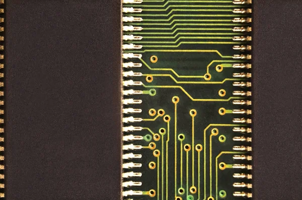 Detail Barevné Mikro Spojů Abstraktní Pozadí Technologie Počítač Mechanismus Detailech — Stock fotografie