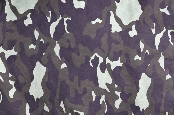 Konsistens Tyg Med Camouflage Målade Färger Träsket Armén Bakgrundsbild Textila — Stockfoto
