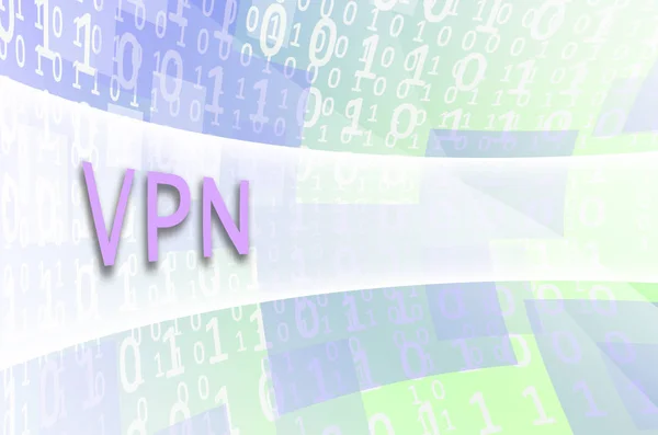 Κείμενο Επιγραφής Vpn Είναι Γραμμένο Ένα Ημιδιαφανές Πεδίο Που Περιβάλλεται — Φωτογραφία Αρχείου