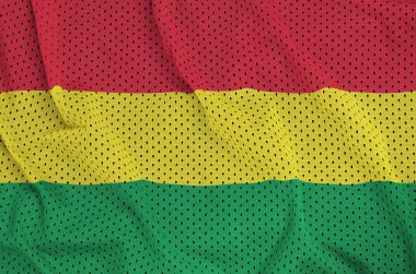 Bolivya bayrak bir polyester naylon spor giyim örgü kumaş baskılı