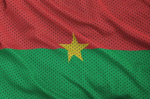 Burkina Faso bayrak polyester naylon spor giyim kafes f baskılı