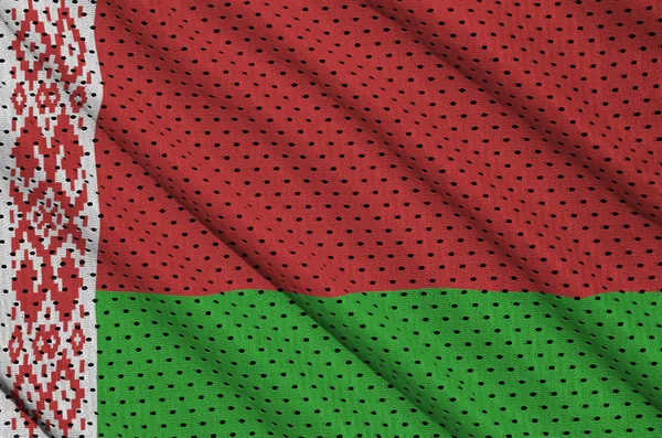 Belarus flag printed on