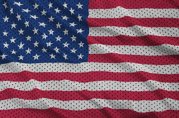 United States of America flag printed on a polyester nylon sport