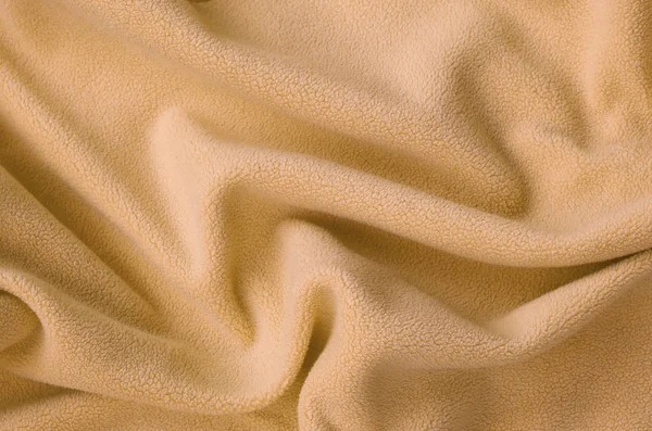 오렌지 직물의 담요입니다 릴리프 오렌지 소프트 소재의 — 스톡 사진