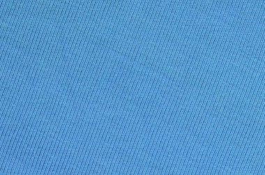 Mavi renkli kumaş dokusu. Gömlek ve bluz yapmak için malzeme