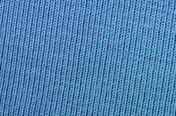 Texture Del Tessuto Colore Blu Materiale Realizzare Camicie Camicette — Foto Stock