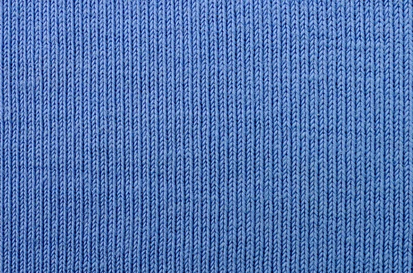Die Textur Des Gewebes Blauer Farbe Material Zur Herstellung Von — Stockfoto