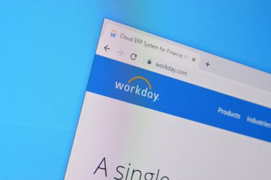 İş gününün web sayfası PC, URL - workday.com 'da.