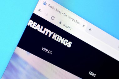 PC, URL - rk gösteriminde realitykings web sitesinin ana sayfası.