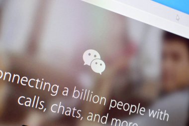 Wechat web sitesinin ana sayfası PC, URL - wechat.com.