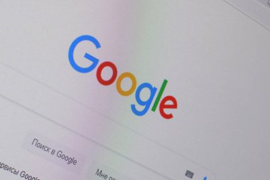 Google web sitesinin ana sayfası Pc, URL - google.co