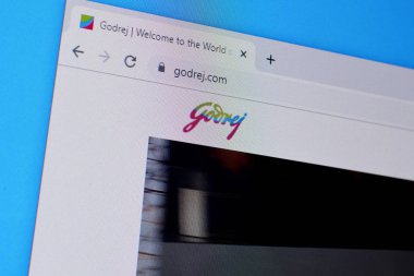 Godrej web sitesinin ana sayfası Pc, url - godrej.co
