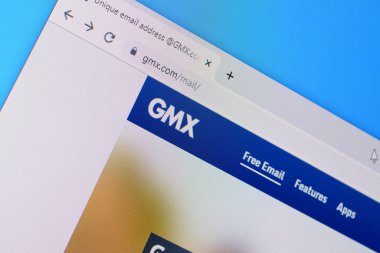 Pc, URl - gmx.com 'da Gmx posta web sitesinin ana sayfası