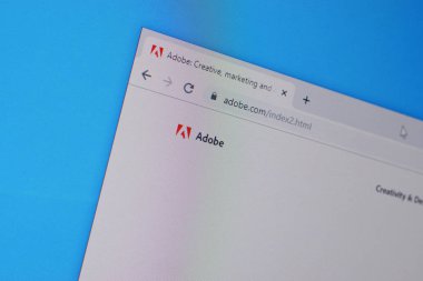 Pc, url - adobe.com 'da adobe web sitesinin anasayfası.