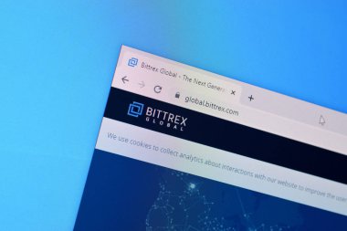 PC, URL - global.bittrex.com sitesinde Bitrex web sitesinin ana sayfası.
