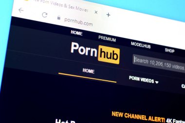 Pornhub web sitesinin ana sayfası PC, URL - Pornhub.