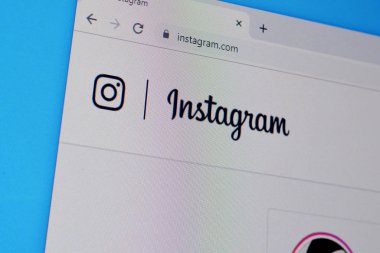 Instagram web sitesinin Pc, url - instag sayfası