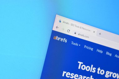 PC, URL - ahrefs.com 'da ahrefs web sitesinin ana sayfası.