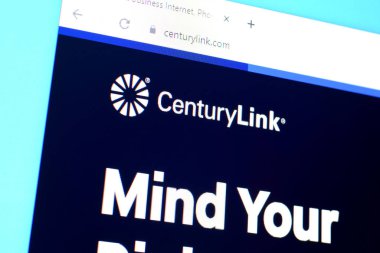 Cenylink web sitesinin ana sayfası PC, URL - cent 'in gösteriminde