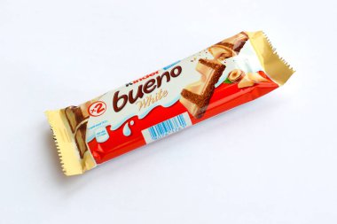 Kinder Bueno beyaz çikolatası, İtalyan çok uluslu şekerleme üreticisi Ferrero 'nun bir markasıdır.