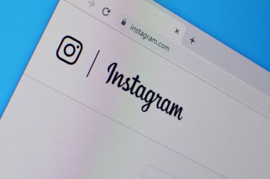 Instagram web sitesinin Pc, url - instag sayfası