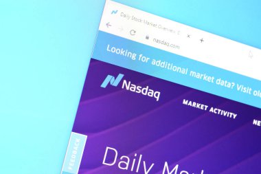 nasdaq web sitesinin ana sayfası Pc, url - business s.nasdaq.com.