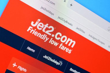 Jet 2 web sitesinin ana sayfası Pc, URL - jet2.com.
