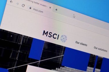 msci web sitesinin ana sayfası Pc, url - msci.com.