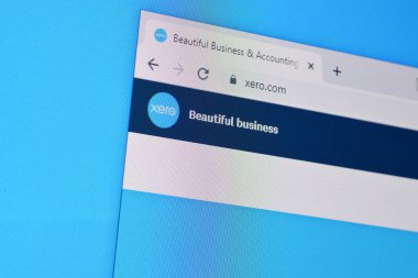 Xero web sitesinin ana sayfası Pc, URL - Xero.com.