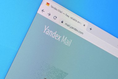 Yandex posta web sitesinin Pc, URL - posta görüntülerinde ana sayfası