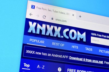 Xnxx web sitesinin ana sayfası Pc, URl - xnxx.com.