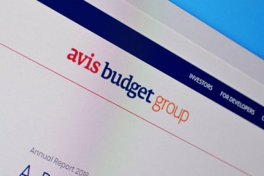 Avis bütçe grubu web sitesinin web sayfası Pc, URI 