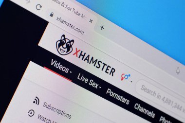 Xhamster web sitesinin ana sayfası PC, url - xhamste
