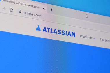 Atlassian web sitesinin ana sayfası Pc, URL - atlass