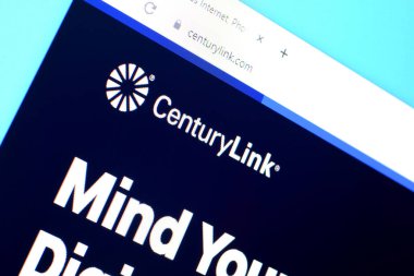 Cenylink web sitesinin ana sayfası PC, URL - cent 'in gösteriminde