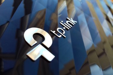 Kablosuz modem tp bağlantısı üzerine yeni tp-link logosu Archer C20 Ac750 yansıtıcı yüzey