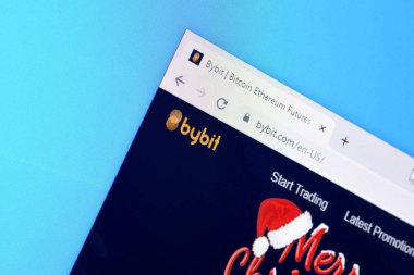 Pc, URl - bybit.com 'da bybit web sitesinin ana sayfası.