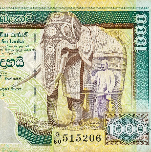 Billete de 1000 rupias de Sri Lanka —  Fotos de Stock