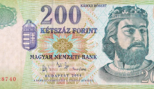 Kral Robert Macaristan Portresi 1000 Forint 2006 Banknote Yakın plan — Stok fotoğraf