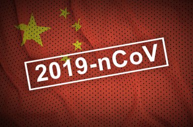 2019-Ncov Novel Corona virüs konsepti. Wuhan şehrinden solunum sendromu. Çin enfeksiyonu
