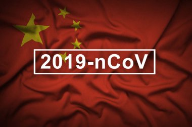 2019-Ncov Novel Corona virüs konsepti. Wuhan şehrinden solunum sendromu. Çin enfeksiyonu