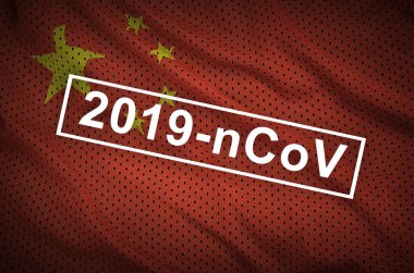 2019-Ncov Novel Corona virüs konsepti. Wuhan şehrinden solunum sendromu. Çin enfeksiyonu