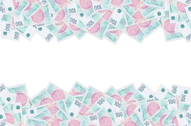 Çek Cumhuriyeti 100 Korun 1997 Banka Fatura deseni kapatın