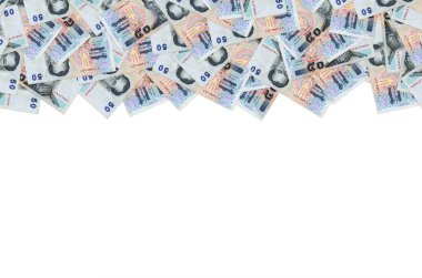 Kral Bhumibol Adulyadej 'in 50 Baht Tayland para faturası.