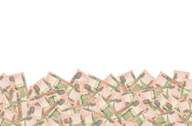 Kahverengi Guyana 'nın bir parçası 1000 dolarlık banknot deseni